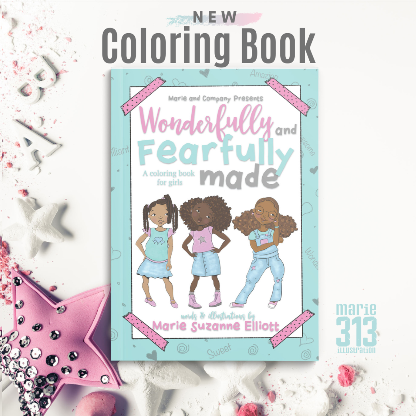 Wonderfully and Fearfully Made Coloring Book